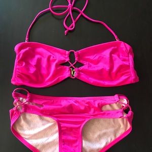 Victoria’s Secret Trappy Hot Pink Bikini